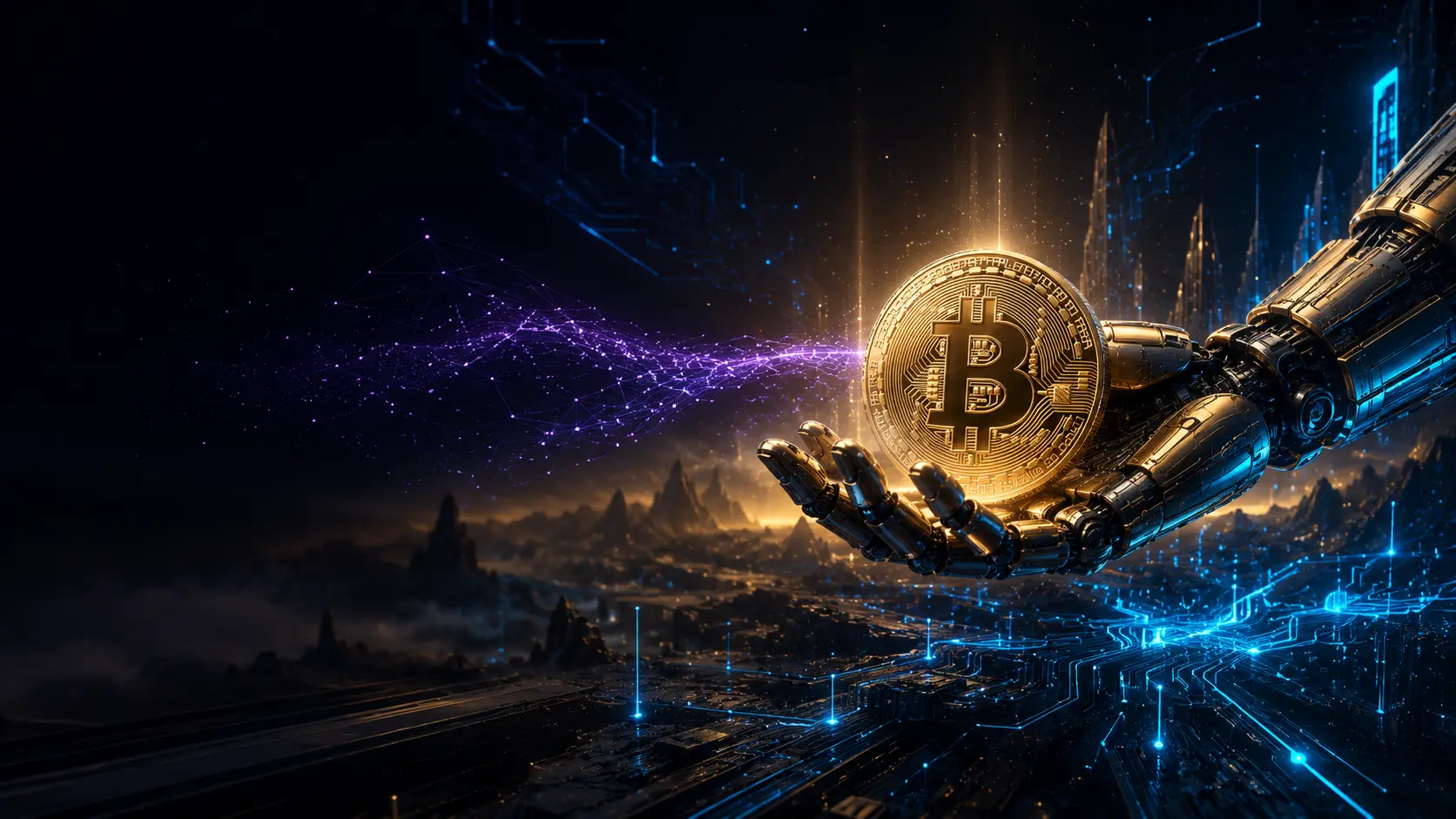 Futuristic CryptoLoveYou market intelligence visualization