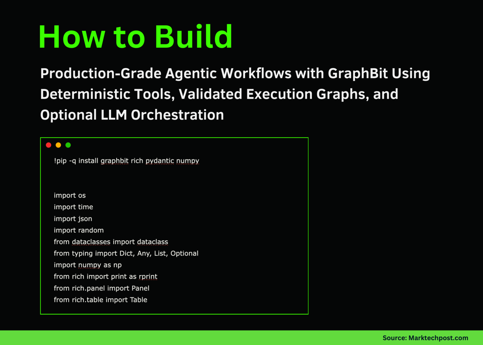 How to Build Production-Grade Agentic Workflows with GraphBit Using Deterministic Tools, Validated Execution Graphs, and Optional LLM Orchestration How to Build Production-Grade Agentic Workflows with GraphBit Using Deterministic Tools, Validated Execution Graphs, and Optional LLM Orchestration